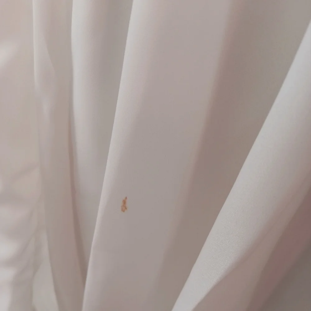 GORGEOUS 1990S "BIANCHI" CRISP WHITE CHIFFON WEDDING GOWN W/ LACE JACKET & VEIL! - Picture 14 of 16